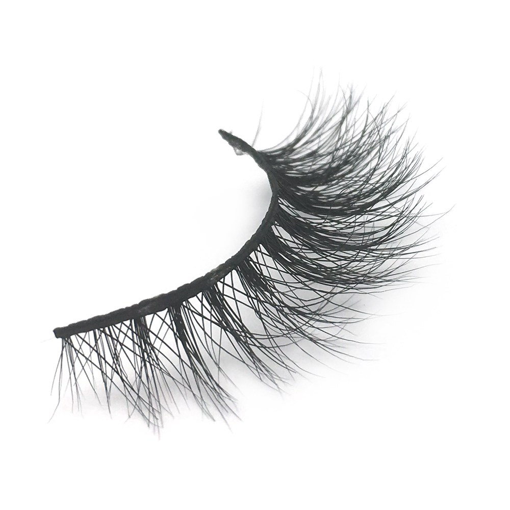 100% Handmade Real Mink Fur Strip Eyelashes Dramatic Look YY05